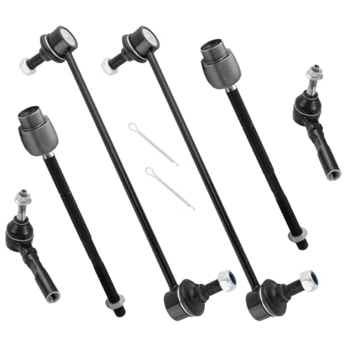Inner and Outer Tie Rod End Compatible with 2004-2012 Chevy Malibu