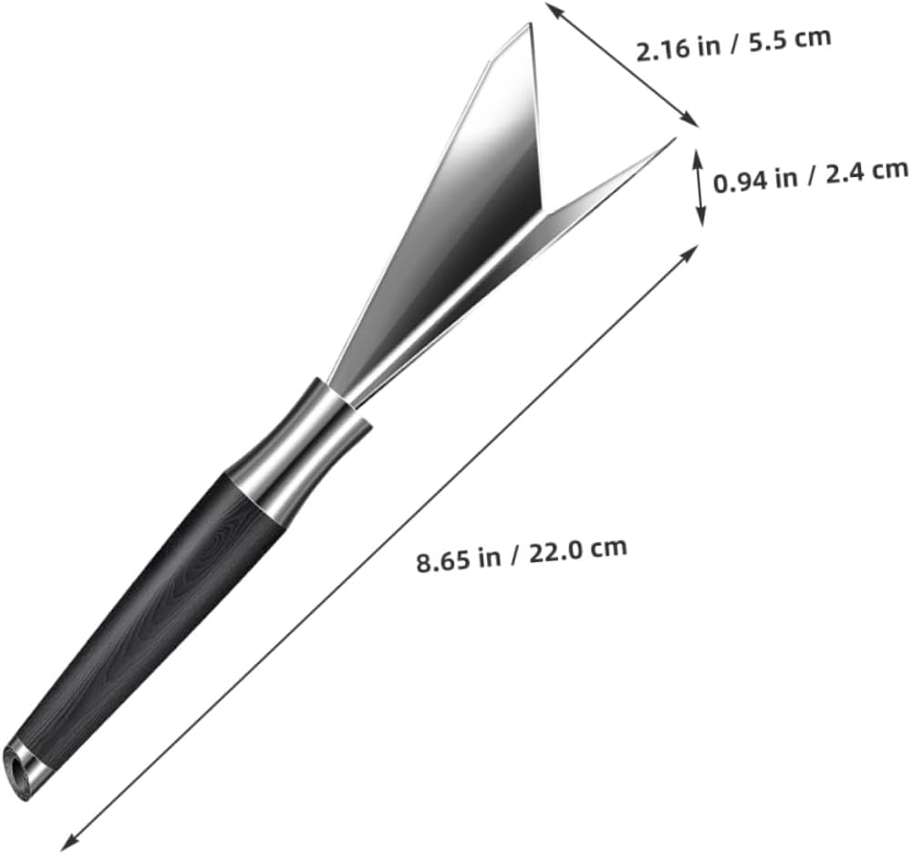 PRETYZOOM Stainless Steel Fruit Carving Cutter for Food Cutting Angle