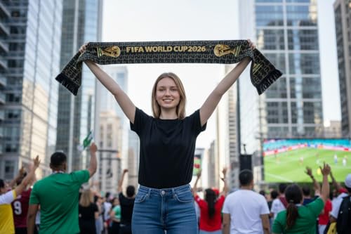Official FIFA World Cup 2026 Edition Polyester Trophy Scarf - image 6
