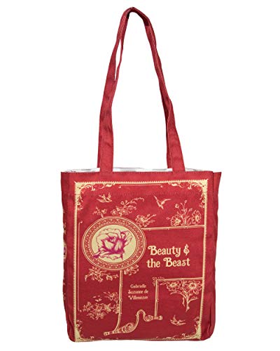 Well Read Beauty and the Beast Book Themed Tote Bag for Book Lovers - Ideal Literary Gifts for Book Club, Readers, Authors & Bookworms - Versatile Shoulder Bag Company