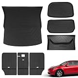 Xipoo Fit Tesla Model Y Trunk Mat Cargo Mat Cargo Liner for 2020 2021 2022 Tesla Model Y Accessories