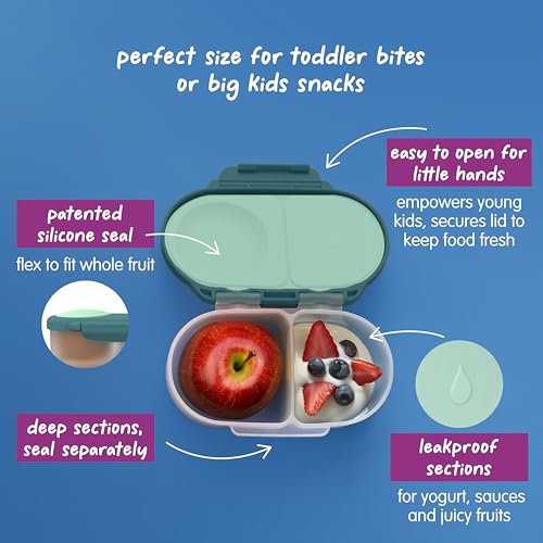 Image of b.box Snack Box, Snack Containers for Kids, Kids Lunch Box, Toddler Snacks