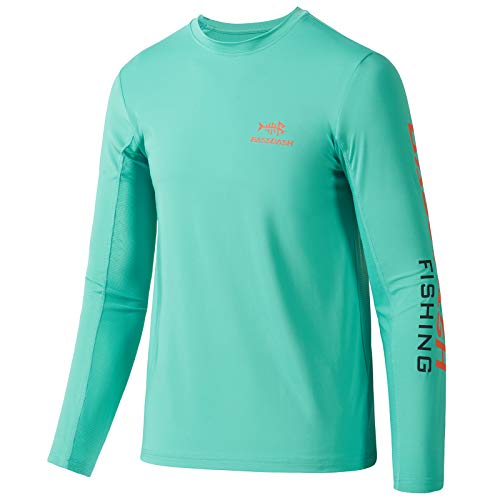 BASSDASH Youth Fishing T Shirts UPF 50+ Long Sleeve Performance UV Protection Tee for Boys Girls