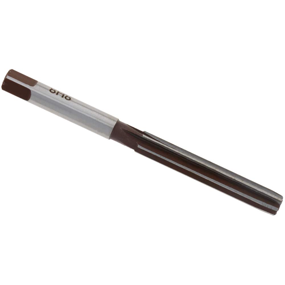 Utoolmart Hand Reamer 8mm Alloy Tool Steel H8 6 Straight Flutes 9Crsi Hand Milling Cutter Tool 2pcs