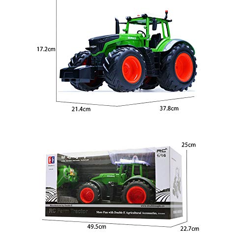 ROIY Afstandsbediening Auto 1:16 Afstandsbediening Boer Auto Tractor Elektrische Geluid en Licht Kinderspeelgoed Jongen… - Afbeelding 8