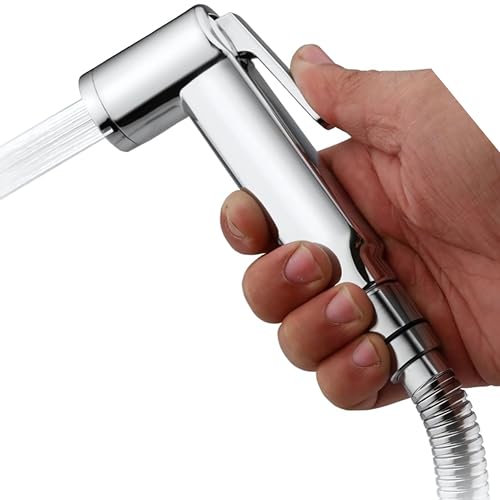 Marcoware ABS Health Faucet for Bathroom/Jet Spray for Toilet Shower Faucet 1 PC Gun Only, Chrome