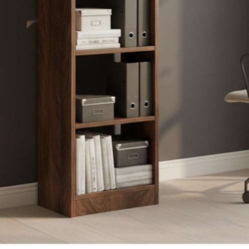 Image of Amazon Brand - Solimo Vault Bookshelf 6- Layer Bookcase, (Walnut)