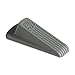 Master Manufacturing Big Foot Doorstop, 4-3/4" x 2-1/4" x 1-1/4", Grey, 2/Pack (00972), Gray,