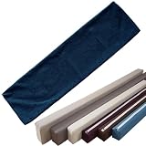 Fodera per il Riempitore delle Fessure Della Materasso per Singolo/Matrimoniale/King Size, Tessuto di Lino Morbido, Fodera Protettiva per Strisce di Schiuma con Cerniera e Lavabile(Blu scuro,180x5x20c