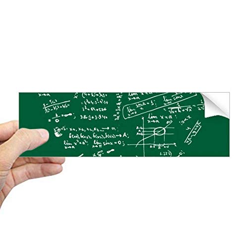 Autocollant mathématiques limits rectangle pour ordinateur et fenêtre - 2
