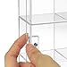 Ikee Design Premium Acrylic Collection 25 Compartments Display Case with Magnets Door, Wall-Mounted Storage Organizer Rack for Small Pop Figure, Doll and Gemstones, Compartment: 2 W x 1.8D x 2H in
