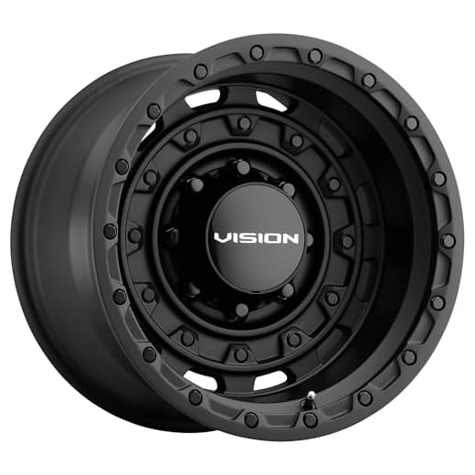 Vision 403 TACTICAL Custom Wheel - 17x10, -25 Offset, 8x165.1 Bolt Pattern, 125.2mm Hub - Satin Black Rim