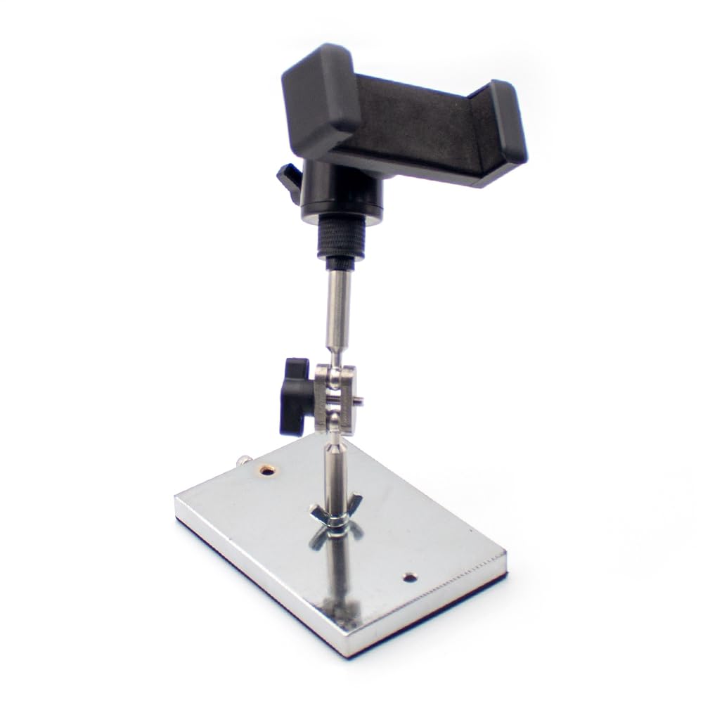 Soporte para Teléfono con Animación Stop Motion, Trípode Universal de Acero Inoxidable de 20CM con Base Antideslizante y Brazo Flexible Ajustable de 360°