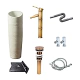 Large application : cet évier polyvalent peut être utilisé non seulement comme lavabo mais également comme évier à colonne, ce qui le rend adapté pour les espaces résidentiels et commerciaux, la cour extérieure, etc