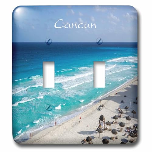 Image de la plage à Cancun interrupteur à bascule double exotique - 2