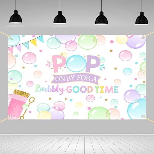 Bannière pour cabine photo thème bulle déco fête été AIBIIN