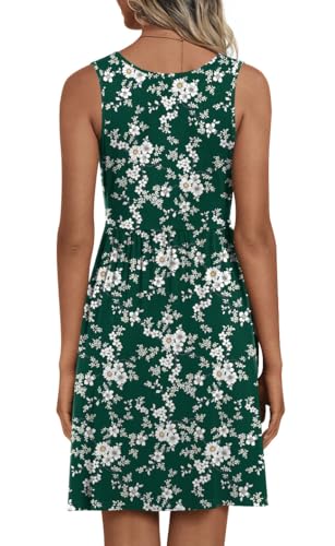 Image of CATHY 2026 Womens Casual Dress Summer Sleeveless Dresses V Neck Wrap Sexy Sundress with Pockets S-2XL