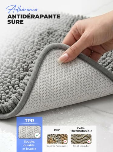 Lot de 2 tapis de bain coton absorbants – Utopia Towels