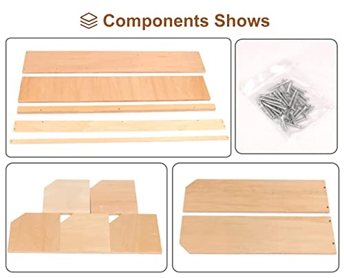 Suporte de Tapete de Ioga Organizadores de Rolos de Espuma Natural para Esteira de Ioga de Madeira,