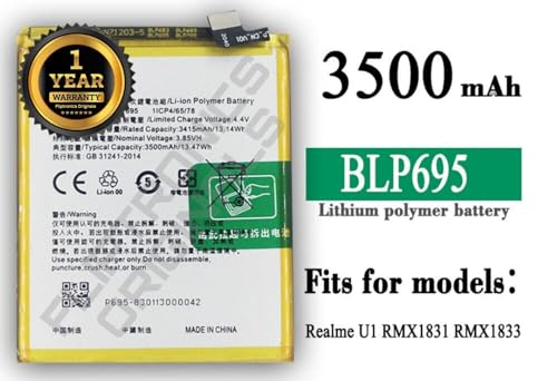 Image of BLP695 Battery for Realme U1 / RMX1831 / RMX1833 Battery with 1 Year Warranty*****(U231)
