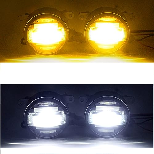 Luces de circulación diurna b-amarillo y blanco para Opel Vivaro B que eliminan el peligro de niebla 7
