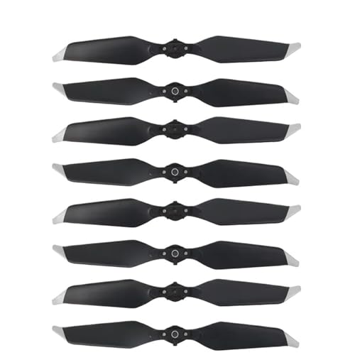 4/8�� 8331 �܂肽���ݎ��v���y���u���[�h ��m�C�Y �N�C�b�N�����[�X DJI Mavic Pro Platinum Dron Prop Mavic Pro�A�N�Z�T���[�p�[�c�ɑΉ�(4 pairs silvery)