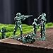 MCPINKY 100PCS Army Men Toy Soldiers, Plastic Soldier Figures Army Men Playset Multiple Poses for Boys Birthday Gift Green