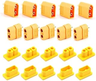 DPFHL 10pcs XT60 Connector Male/Female Plug Dust Cap for RC Car Aircraft Battery Parts