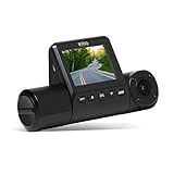 BOSS Audio Systems BCAMW80 Car Dash Cam - 2 Inch High Definition LCD, Wi-Fi, 1080P HD, Front-Inside Recording, WDR Night Vision, Motion Detection, Auto Loop Recording, GPS Logger, Image Sensor