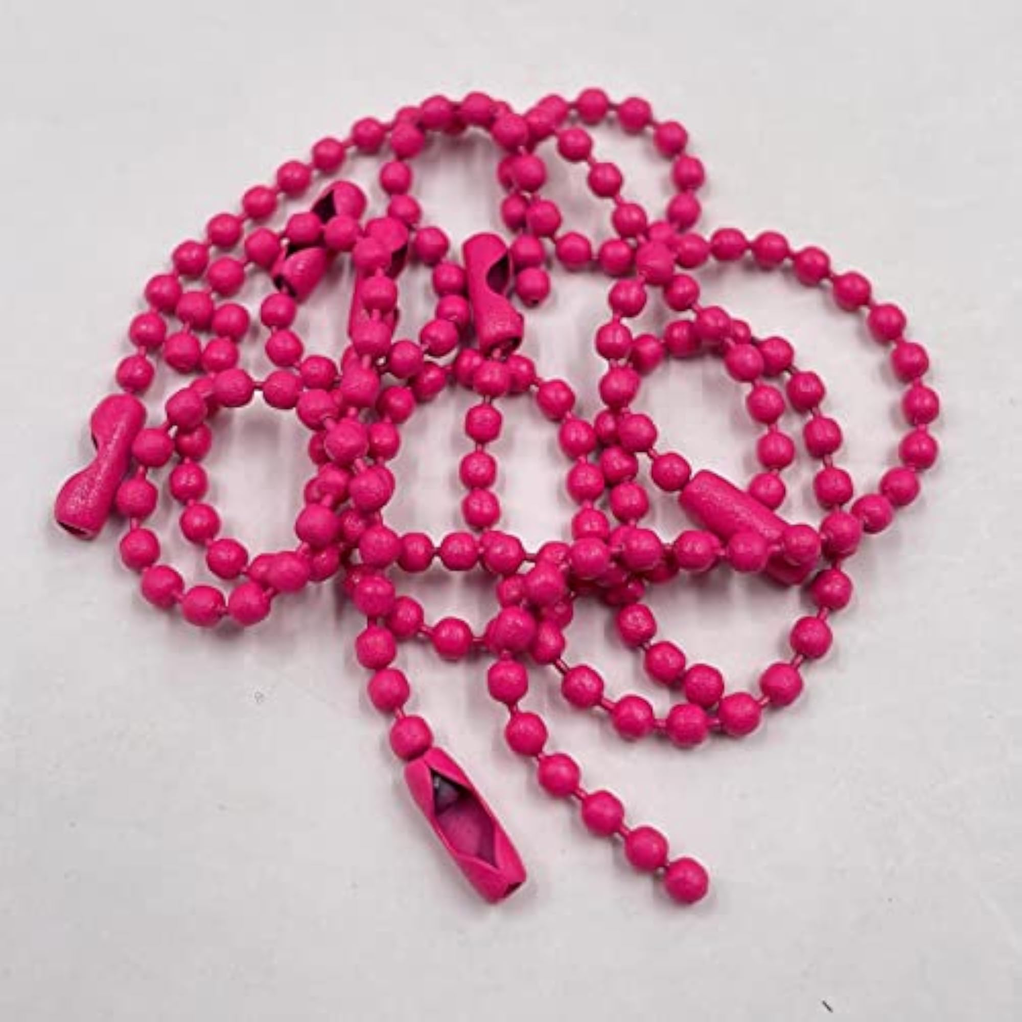 Painted Ball Bead Chain for DIY Jewellery Making, 10cm