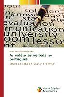 As Valencias Verbais No Portugues 3841706894 Book Cover