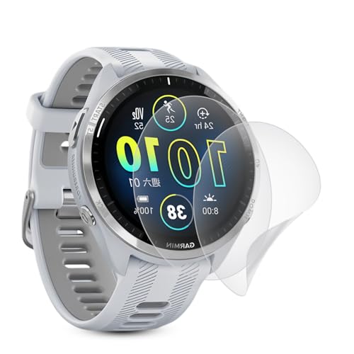 �y2���Z�b�g�z JACRON �t�B���� ������ Garmin Forerunner 965 �t�B���� �A���`�O���A�E���˒ጸ�E�\�ʃL�Y�C���E�_�� TPU ���Ñf�� Garmin Forerunner 965 ���˖h�~�E�w��h�~�E�S�ʕی�