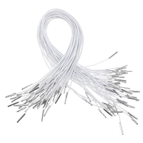 DOITOOL 50pcs Elastic Rope for Mask Making Versatile Cords for Crafting Hats Secure Binding and Hanging Items for All Ages