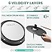 Fesley FED150W Electric Drum Set: Dual Zone Snare Drum,2 Cymbals w/Choke, 200 Sounds, 4 Quiet Mesh Drum Pads, Portable Electronic Drum Kit for Beginner, Bluetooth, MIDI, Throne, Headphone, Sticks
