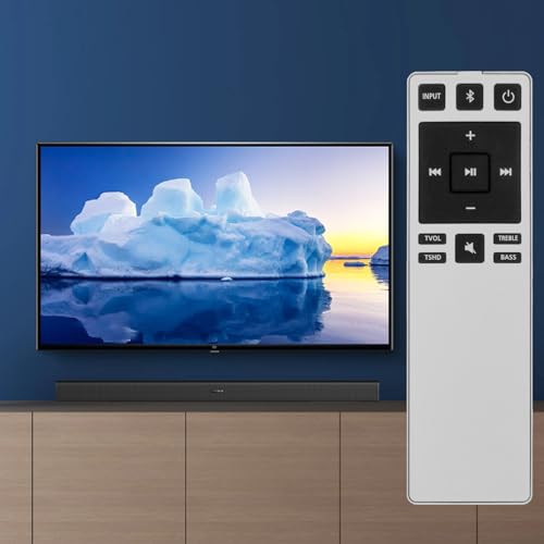 XRS321 Replacement Sound Bar Remote Control for Vizio Home Theatre for Models S2920W-C0, S2920W-C0R, S3820W-C0, S3821W-C0, S3821W-C0R