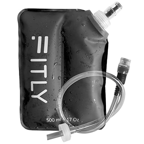 FITLY Botella de Agua Flexible para mochila de Hidratación - Ideal para Correr, Ciclismo, Senderismo Cover