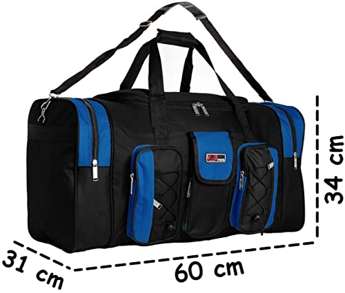 Mala De Viagem Grande Bolsa De Mao Transversal Resistente Poliéster Esportiva Tiracolo Yins