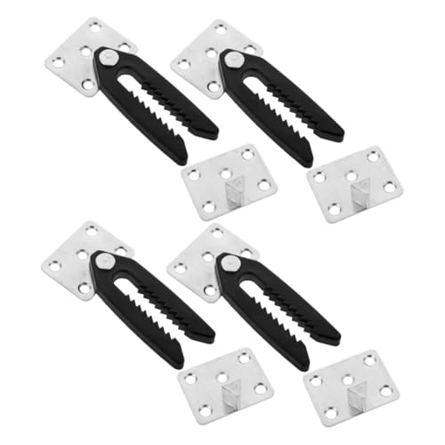 SHINEOFI 4pezzi Connettori Per Mobili in Abs e Ferro Stabilizzatori Per Divani Componibili Clip Di Ricambio Per Sedie Modulari Accessori Per Arredamento