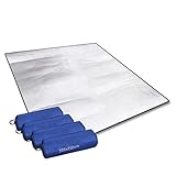 Eine gute Bodenmatte zum Picknick und Schlafen beim Camping und Trekking.