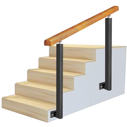 Rambarde escalier extérieure 1 à 5 marches et main courante murale latérale