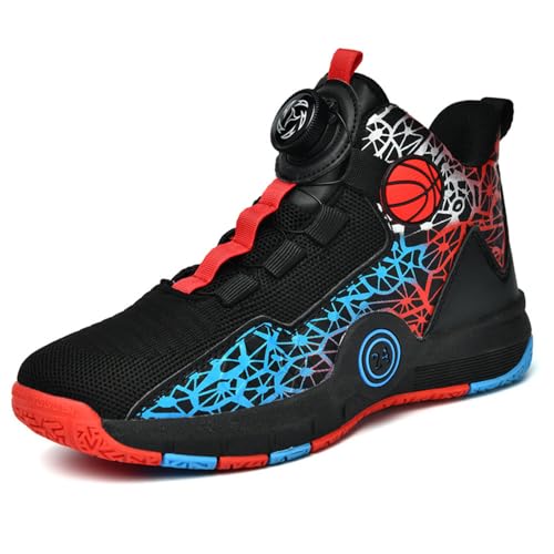 Zapatillas de baloncesto niño con suela antideslizante y diseño graffiti urbano