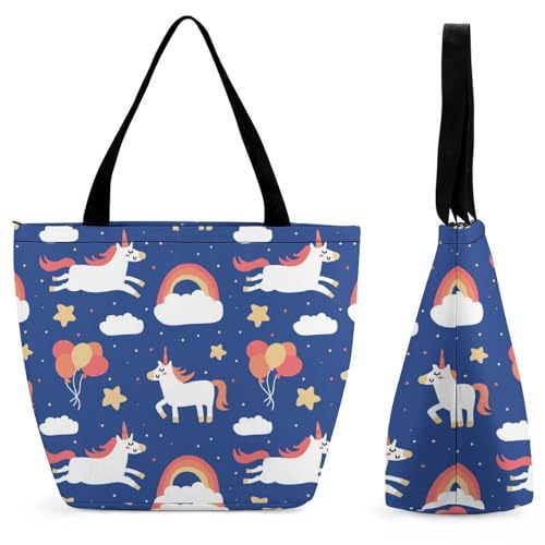Sac à main femme motif licorne arc-en-ciel | Le cadeau idéal pour vos proches