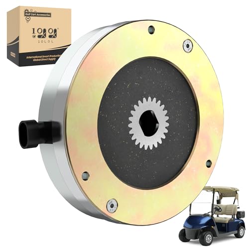 10L0L Golf Cart Motor Brake for EZGO RXV (2008-2011) 48V Electric Golf Carts Replaces OEM# 610065 605867 Compatible with Danaher Speed Controller for 48V Electric & Elite Lithium