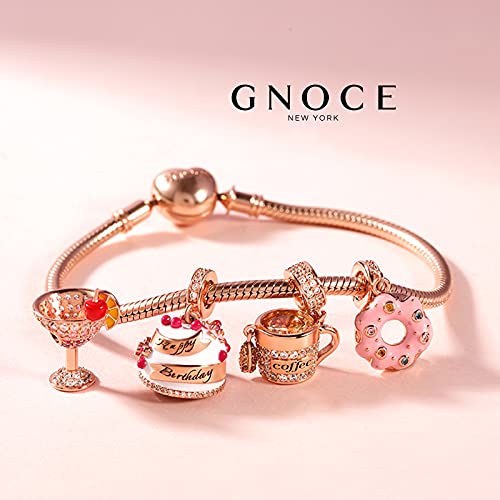 Image of GNOCE Food Themed Charm Beads Fit Charm Bracelet Necklace for Women