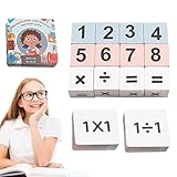 Renforcement des Compétences Mathématiques: Conçus avec des nombres et des symboles mathématiques sur les six faces, ces blocs servent d'aides pédagogiques interactives pour libérer la puissance de la multiplication. Ils permettent aux de pratiquer et de consolider leurs compétences en mathématiques de manière engageante. La conception multifacette encourage la manipulation et l'expérimentation, aidant à renforcer la compréhension des concepts de base et à bâtir une confiance durable dan