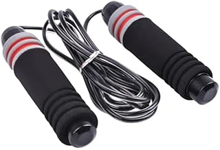 حبل قفز للرجال والنساء والأطفال قابل للتعديل لتمارين اللياقة البدنية مع مقابض إسفنجية مضادة للانزلاق من بروسبورت كيو