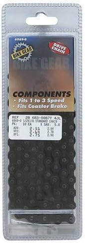 Bike Gear Drive Chain (1/2-Inch x 1/8-Inch)