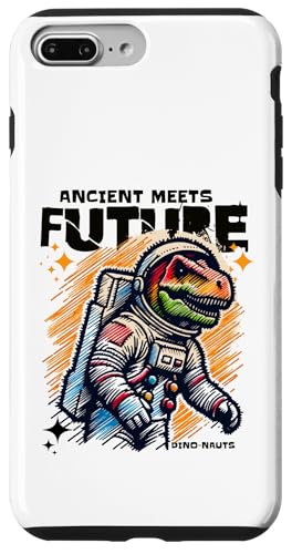 Dino Astronaut Ancient Rex Future Fusion Art Space Explorer �X�}�z�P�[�X iPhone 7 Plus/8 Plus �p