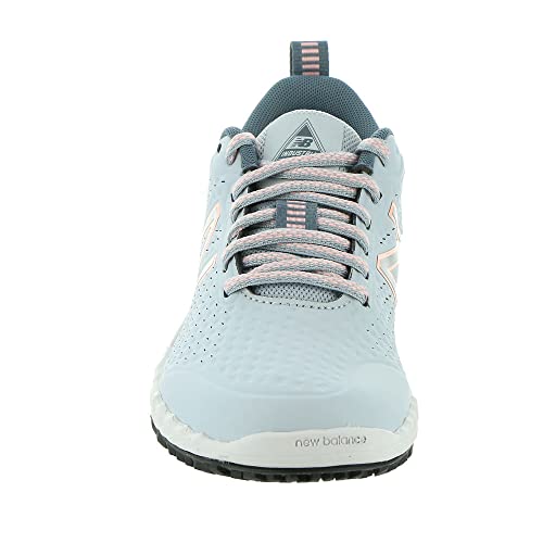 New Balance womens Fresh Foam Slip Resistant 806 V1 Industial Industrial Shoe, Light Cyclone/Ocean Grey/Arctic Fox, 7.5 US
