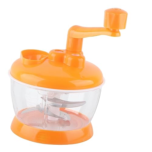 Trituradora manual acero inoxidable 6.5 pulg con contenedor miniatura 1